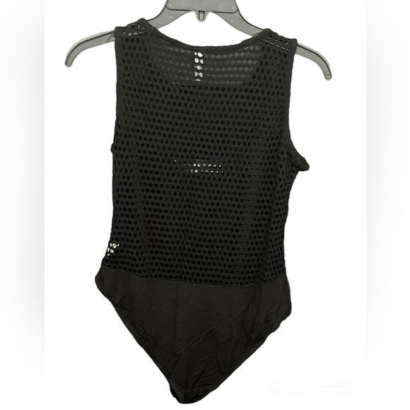 Pinklicious EUC Black Fish Net Bodysuit - Picture 2 of 3